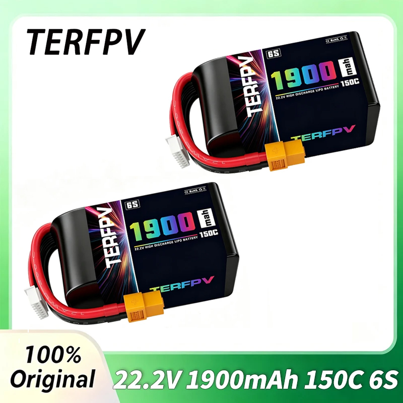 Drone Battery 6S - 1/2 قطعة بطارية TERFPV Lipo 6S