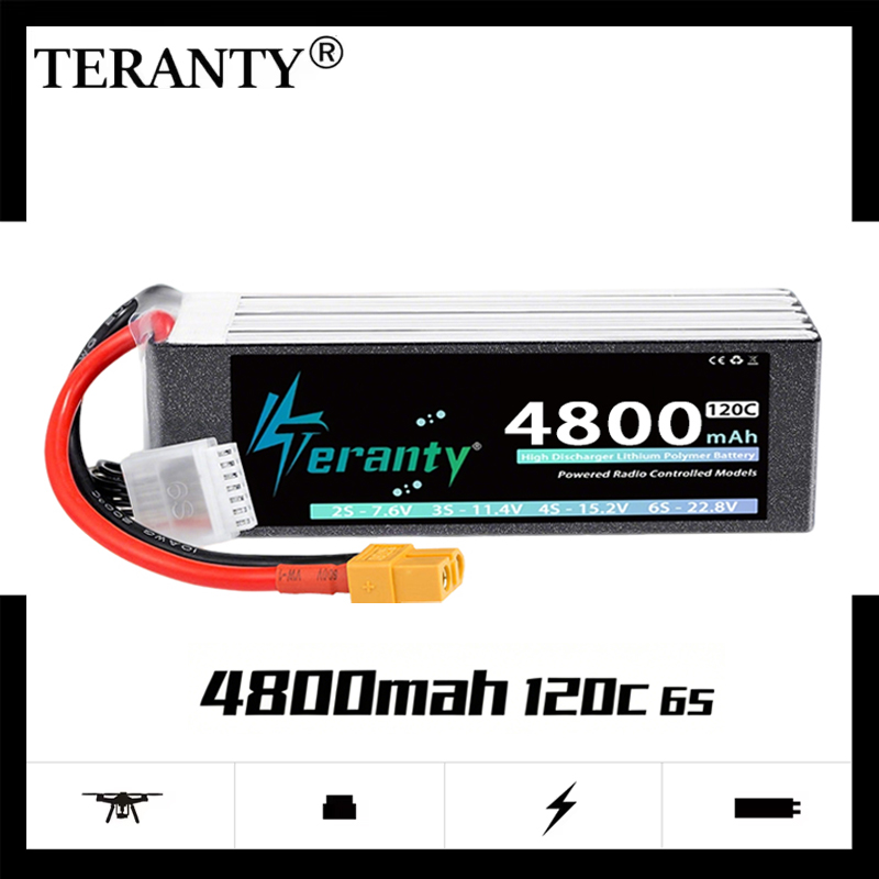 Drone Battery Connector - بطارية ليثيوم بوليمر TERANTY 6S بسعة