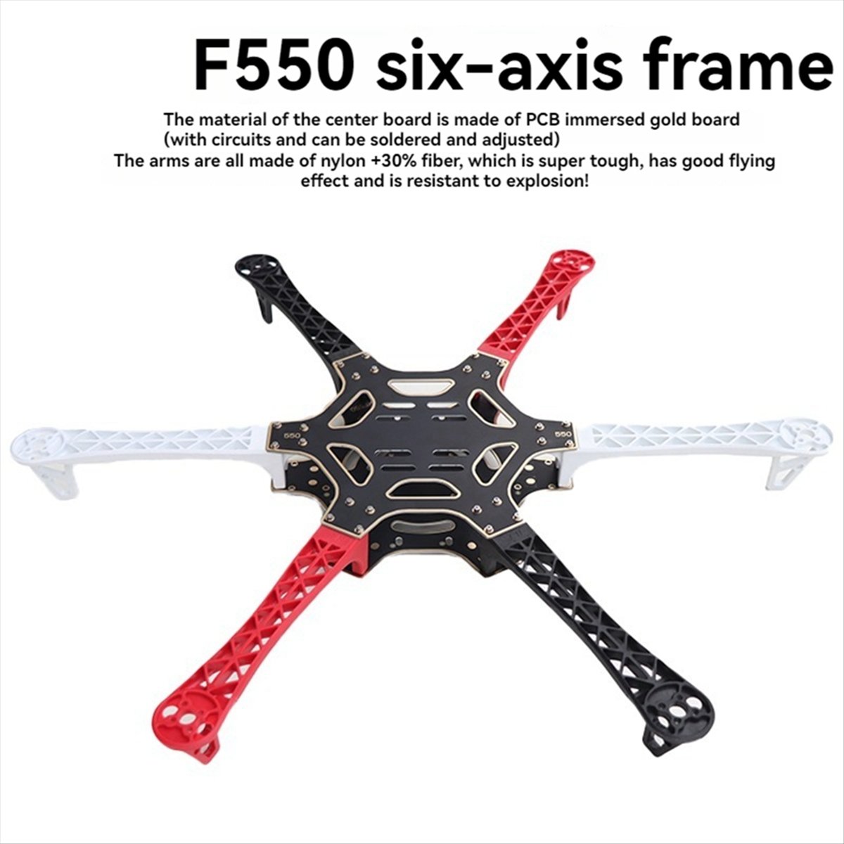 Drone Battery Plate - إطار N86R FPV F550 سداسي الأذرع