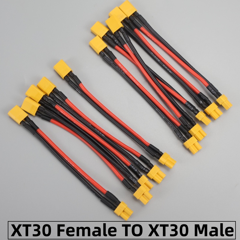 Drone Battery Plate - كابل طاقة XT30 ذكر إلى أنثى