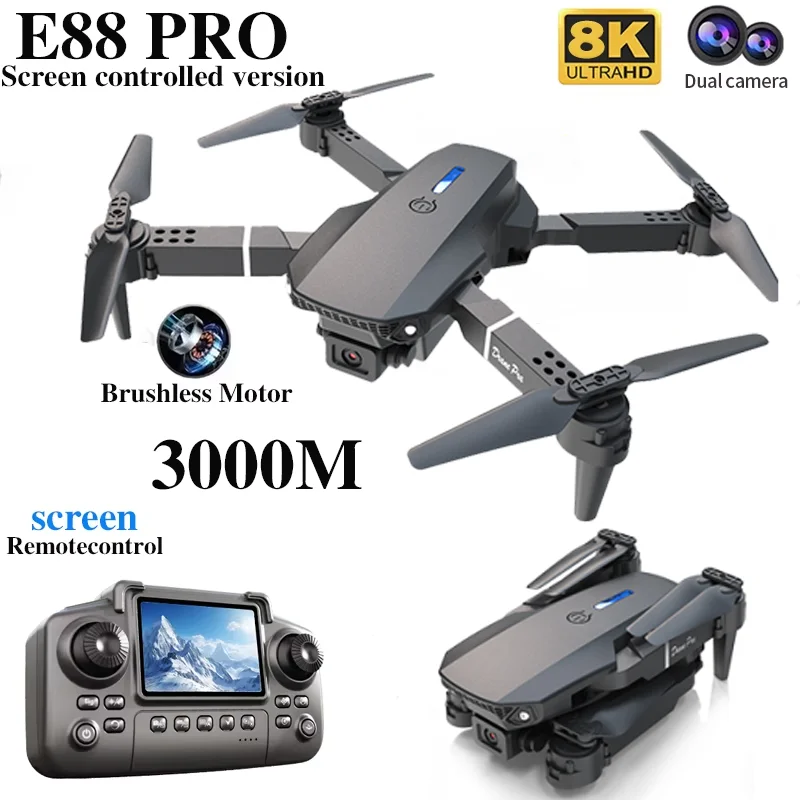 طائرة بدون طيار احترافية E88 P - مراجعة Drone Battery Case وسعره