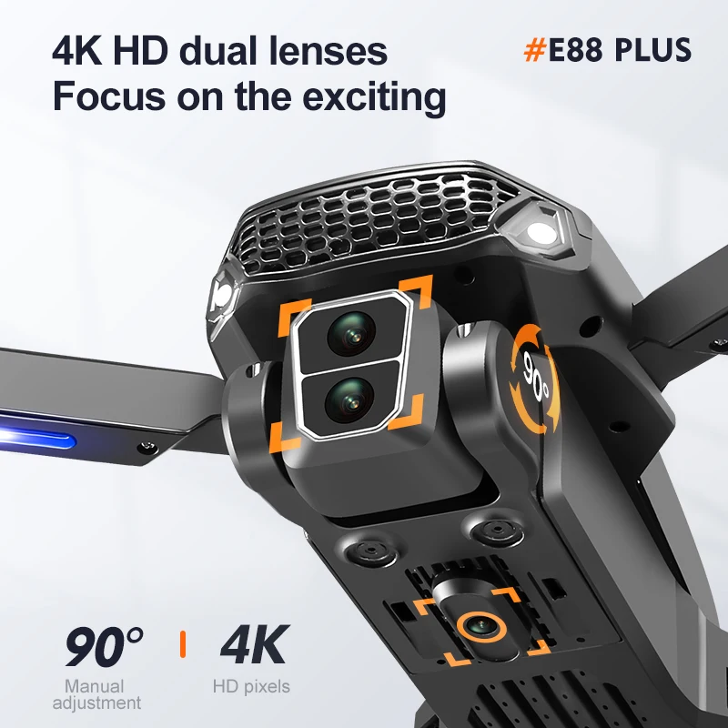 طائرة بدون طيار E88 Plus Quadc - مراجعة Drone Battery Box وسعره