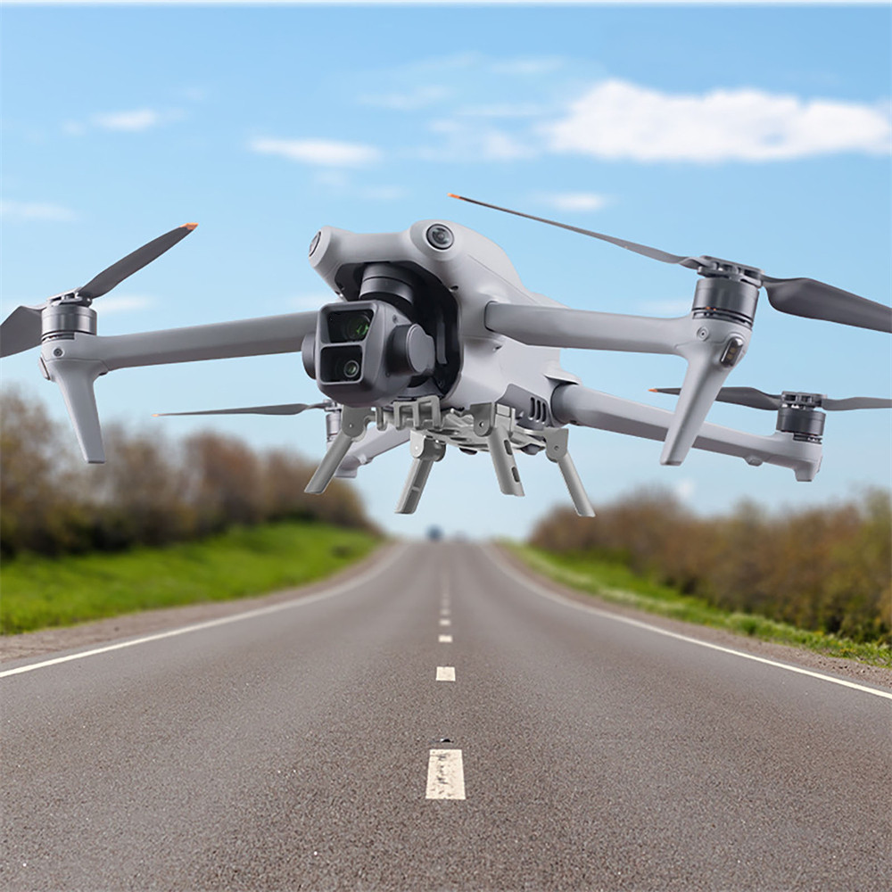 رمادي طوي الهبوط ل DJI الهواء  - مراجعة Dji Drone Air 3 وسعره