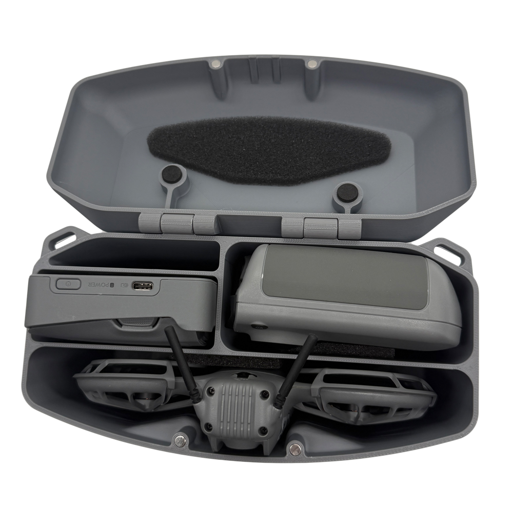 صندوق مطبوع ثلاثي الأبعاد لـ D - مراجعة Drone Battery Case وسعره